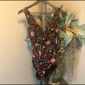 Dreamsuit by Miracle Brands Plum floral